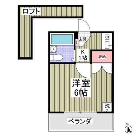 ブラウン第4の物件間取画像